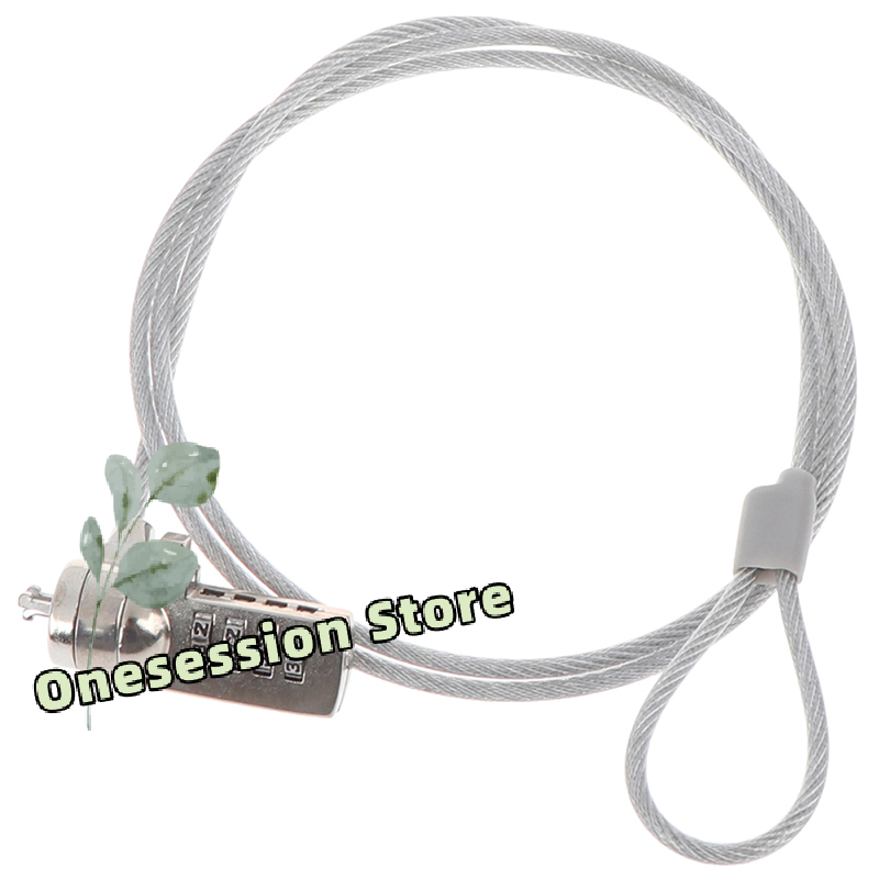 Laptop Lock Cable - 4 Digit security password computer lock