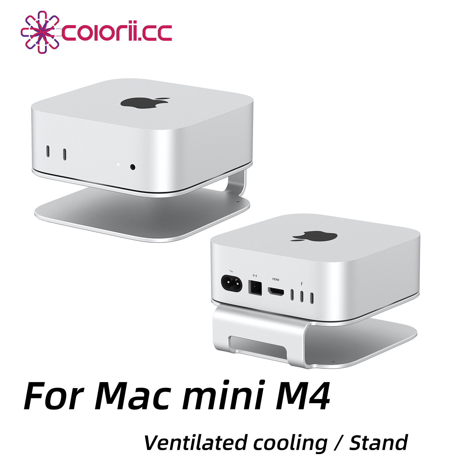 Laptop Accessories Table - Colorii Desktop Stand for Mac Mini