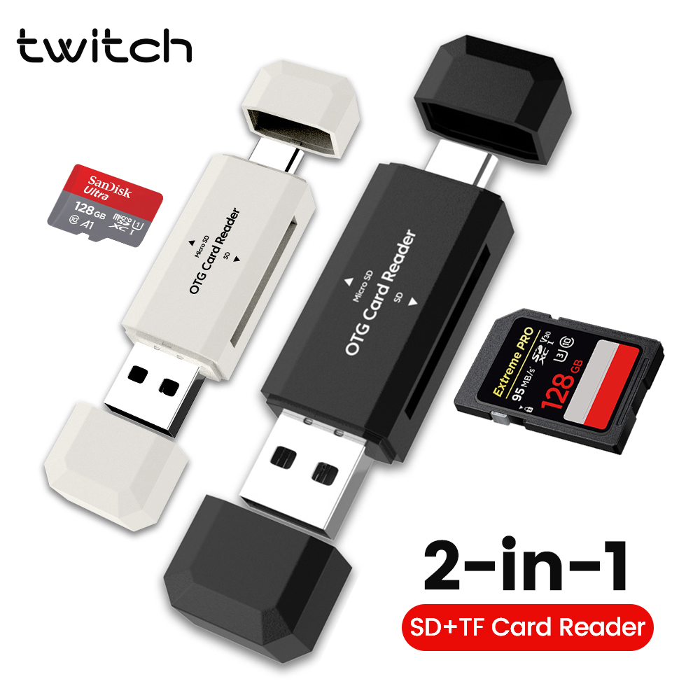 Laptop Accessories And Gadgets - 2 in 1 Type C SD