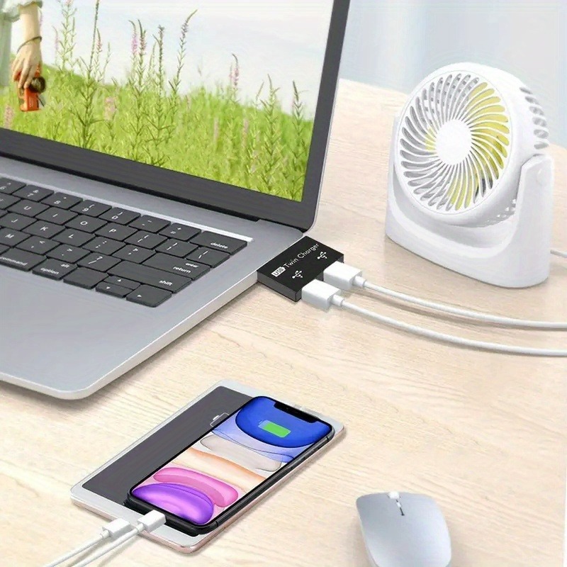 USB2.0 Splitter 1 Male To 2 Po - Laptop Accessories And Gadgets review and price