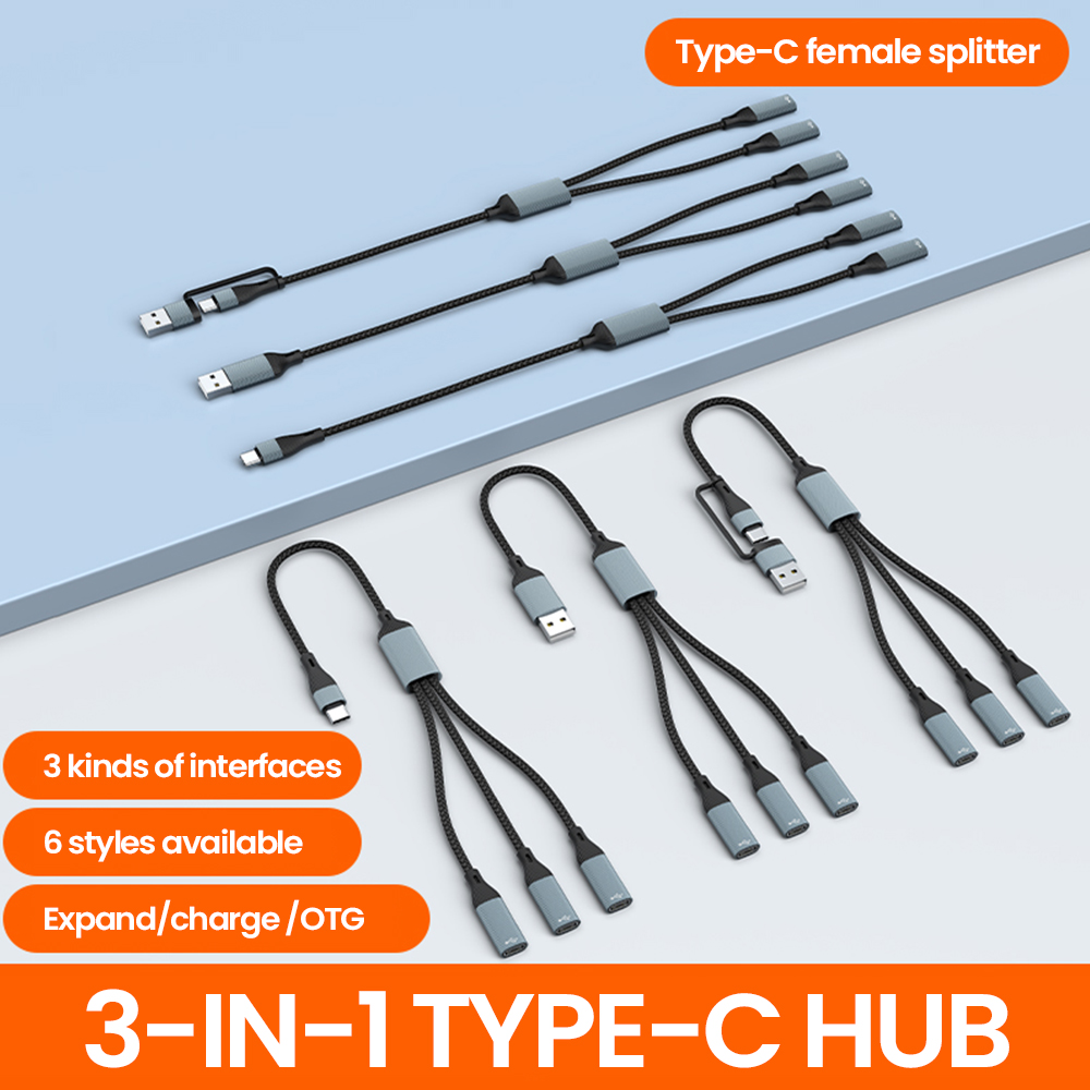 3 in 1 Type C Hub USB Hub USB  - Laptop Lock Cable review and price