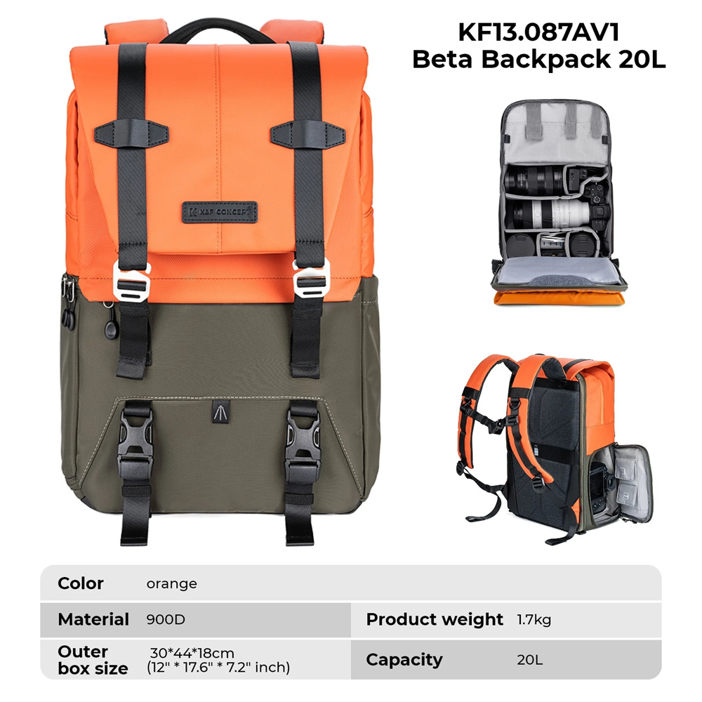 K&F CONCEPT Camera Backpack Tr - Laptop Accessories Box review and price