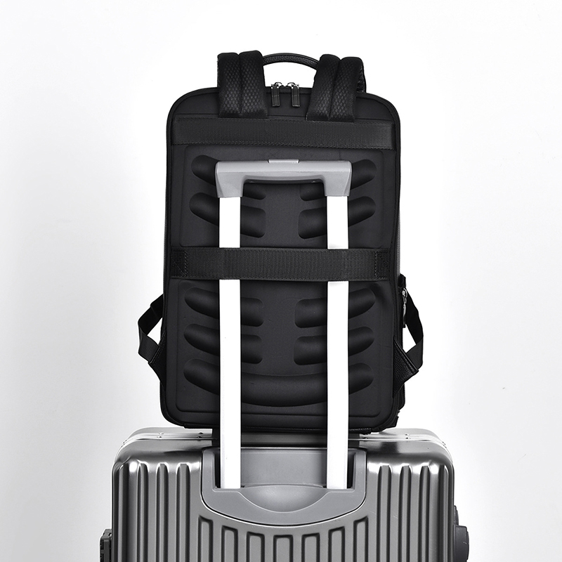 PU Leather Men's Backpack USB  - Laptop Accessories Box review and price
