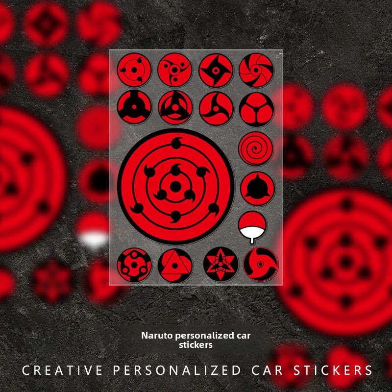 Sharingan Eye Die-cut Sticker  - Laptop Accessories Parts review and price