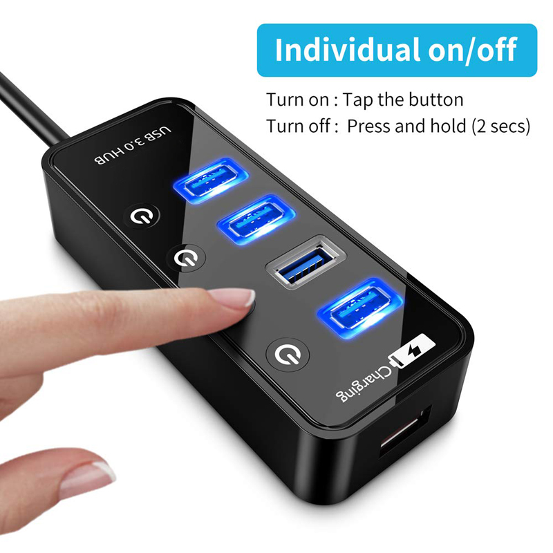 USB HUB 3.0 4 7 Port Smart Pho - Laptop Lock Cable review and price