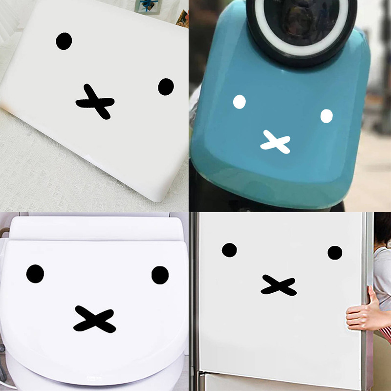 Kawaii Miffy Cartoon Emoji Car - Laptop Accessories Parts review and price