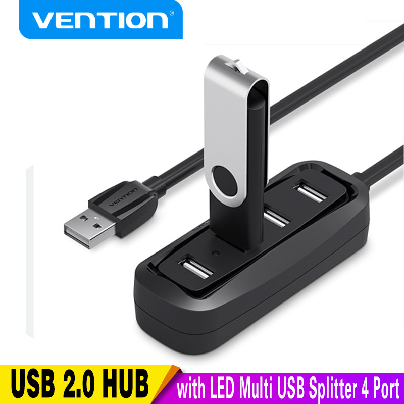 Vention USB 2.0 HUB 4 Port wit - Laptop Accessories Box review and price