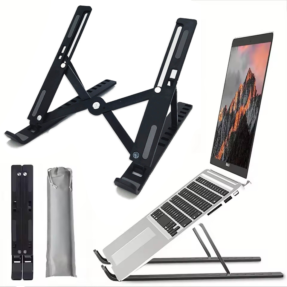 Foldable Laptop Stand Adjustab - Laptop Accessories Table review and price