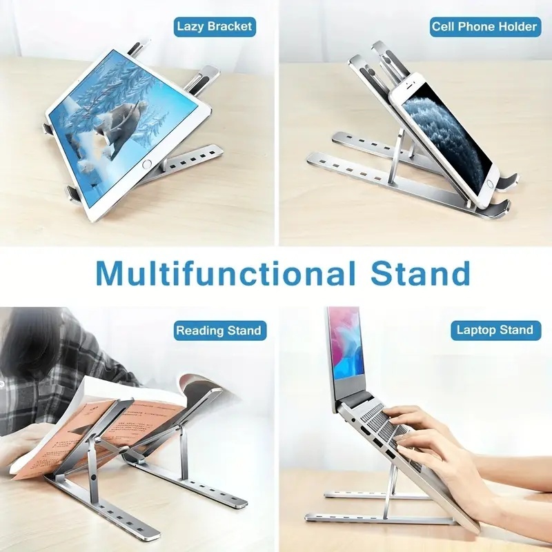Foldable Laptop Stand Adjustab - Laptop Accessories Table review and price