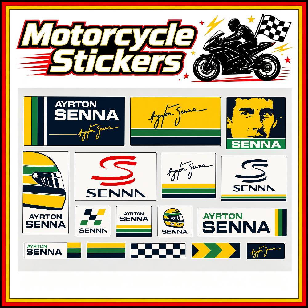 A-Ayrton S-Senna Stickers Auto - Laptop Accessories Ideas review and price