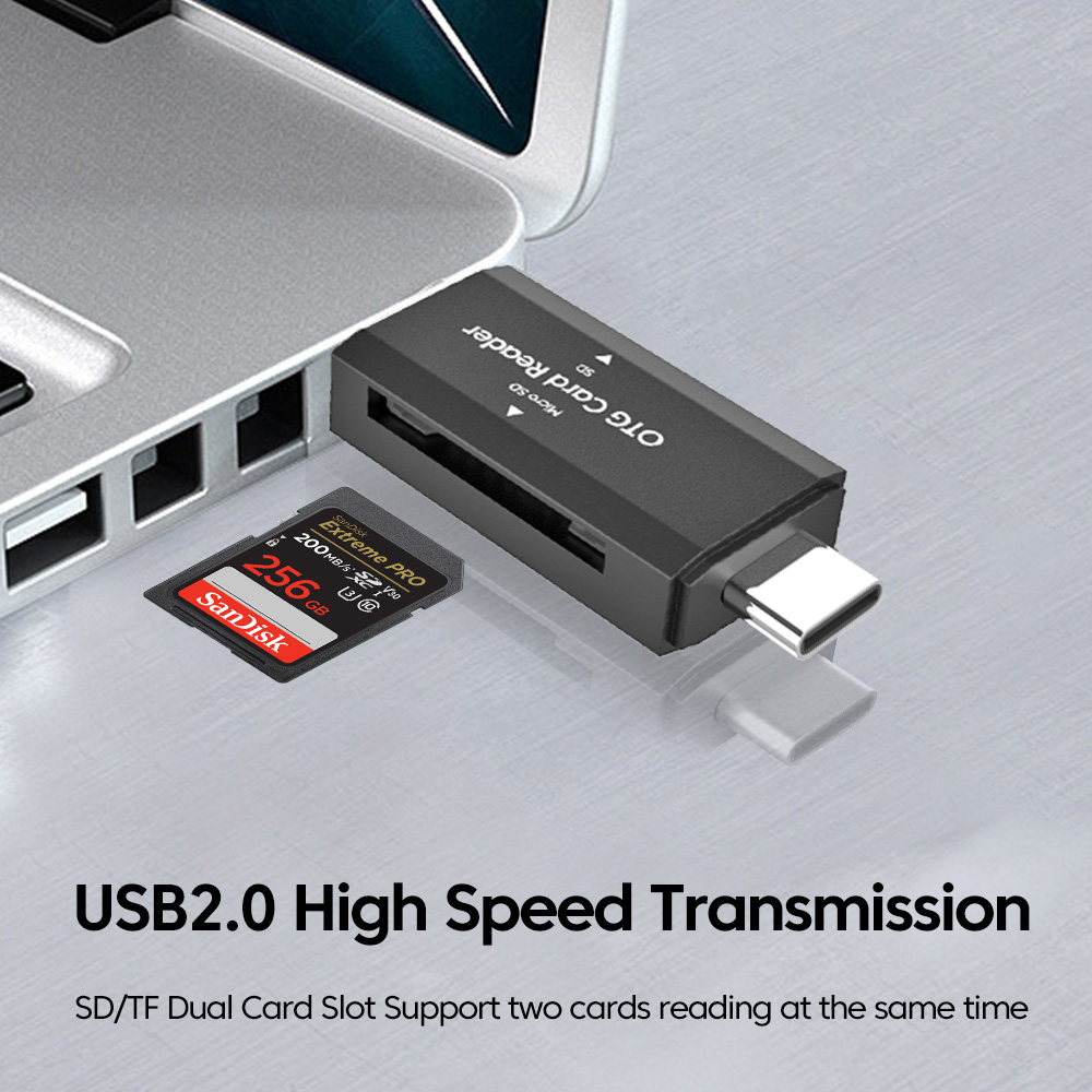 2-in-1 USB2.0 Card Reader SD T - Laptop Accessories And Gadgets review and price