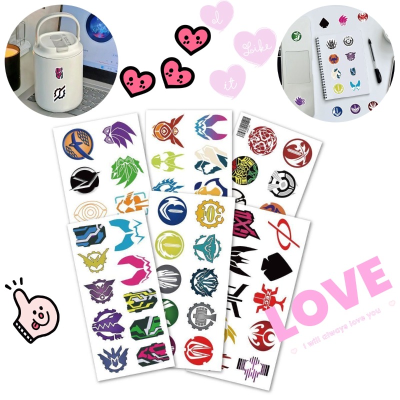 60 Sheets Kamen Rider Logo Sti - Laptop Accessories Parts review and price